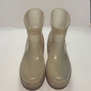 UGG Glitter Ankle Boots in Gold